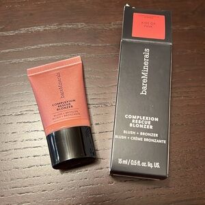 NEW IN BOX! Bare Minerals Complexion Rescue Liquid Blonzer Kiss of Pink